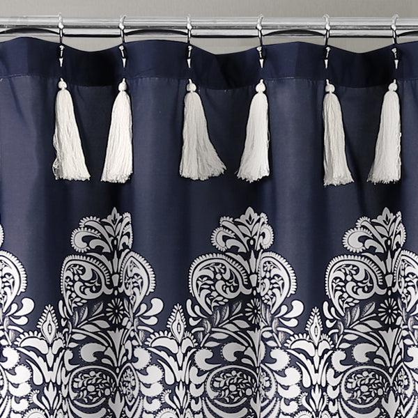 Lush Decor Boho Medallion Shower Curtain