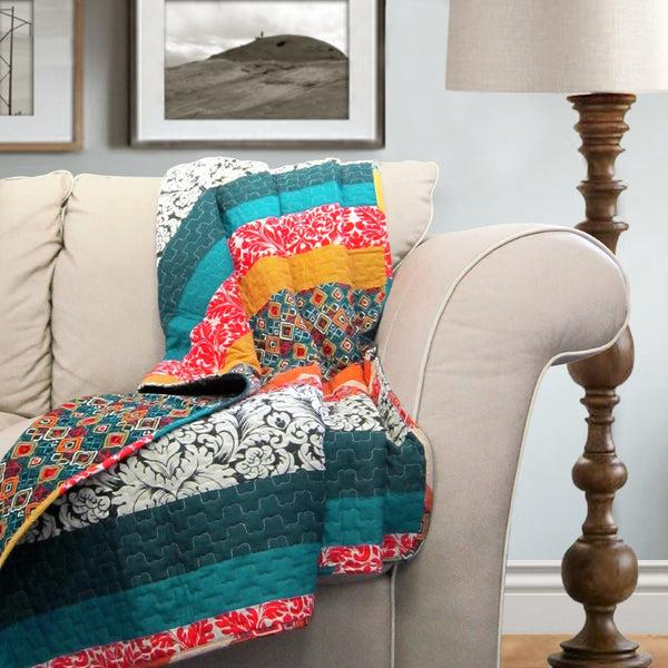 Lush Decor Boho Stripe Throw