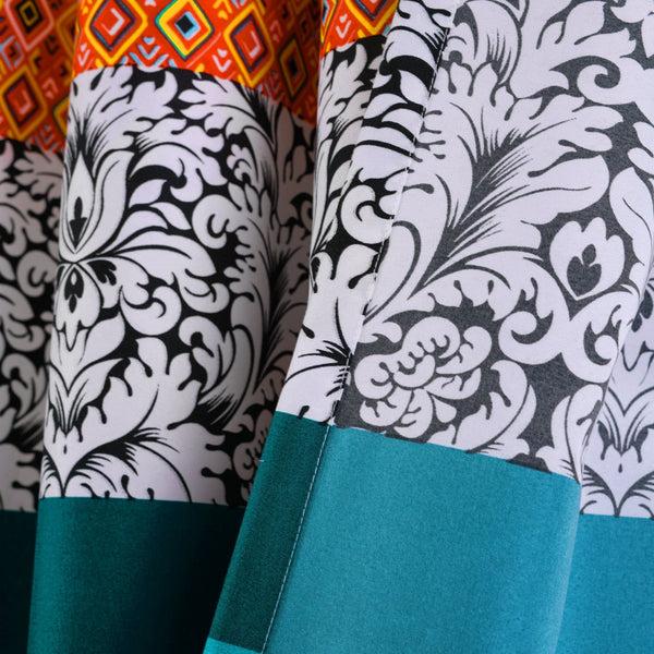 Lush Decor Boho Stripe Window Curtain Panel Set