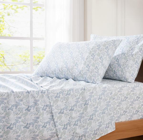 Lush Decor Botanical Leaf And Floral Sheet Set