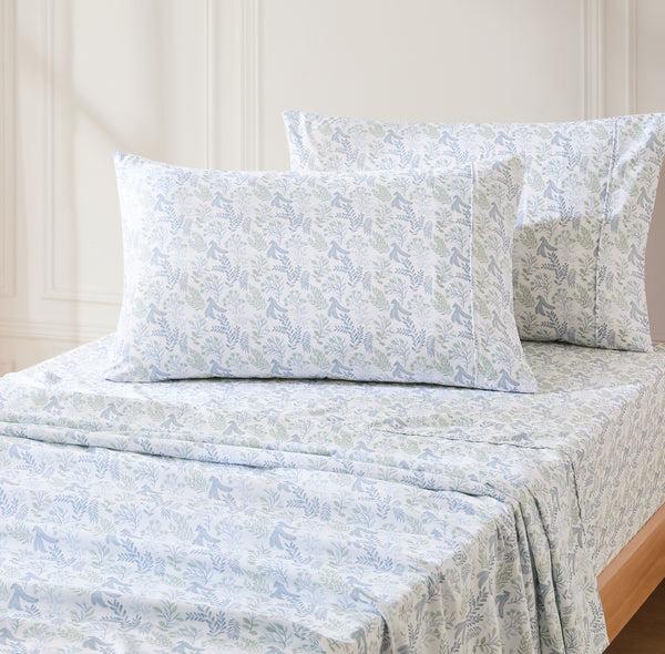 Lush Decor Botanical Leaf And Floral Sheet Set