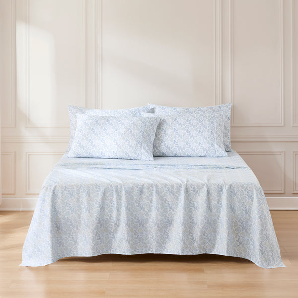 Lush Decor Botanical Leaf and Floral Sheet Set