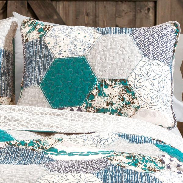 Lush Decor Briley Quilt 3 Piece Set