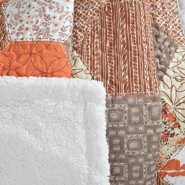 Lush Decor Briley Throw Sherpa