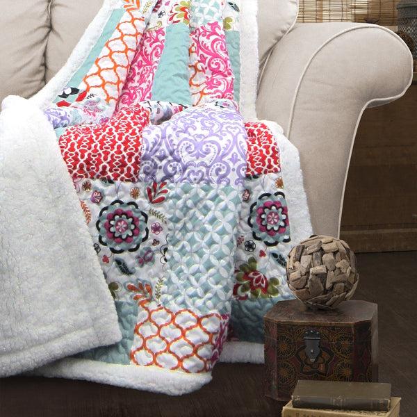 Lush Decor Brookdale Throw Sherpa