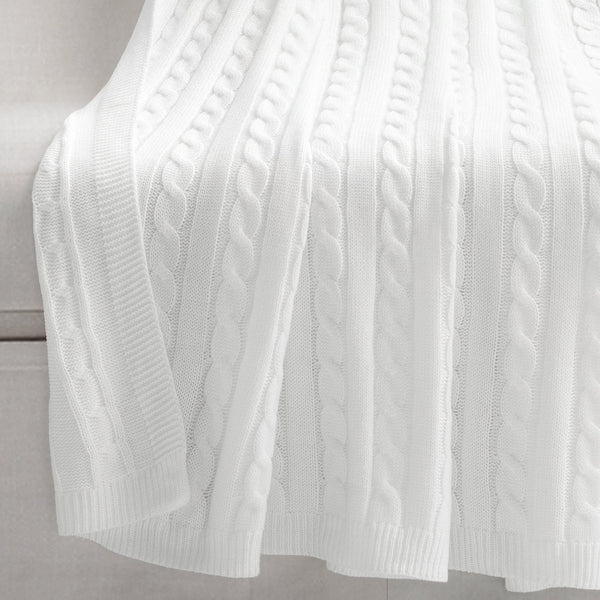 Lush Decor Cable Soft Knitted Throw