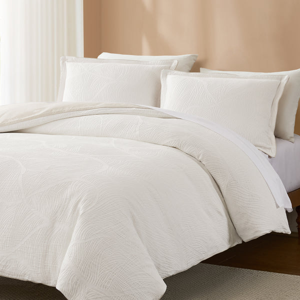 Lush Decor Capstone Whisper Duvet Cover Set