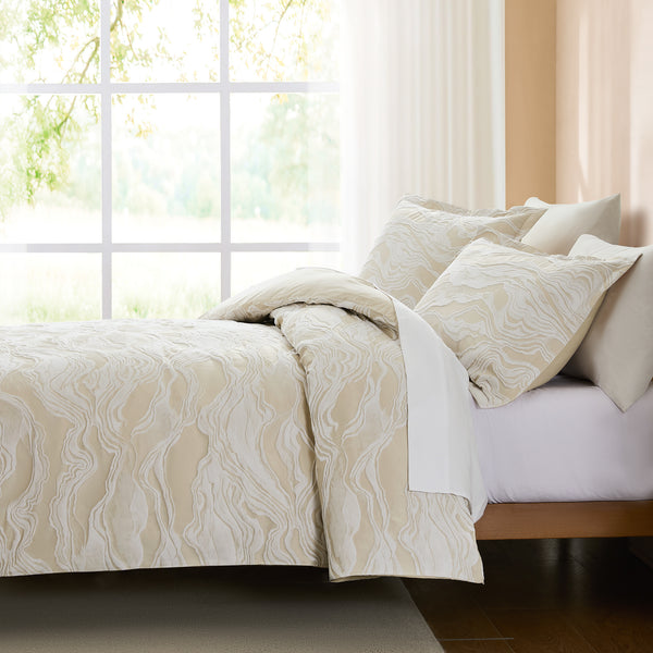 Lush Decor Cascade Wave Duvet Cover Set