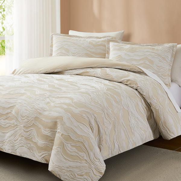 Lush Decor Cascade Wave Duvet Cover Set