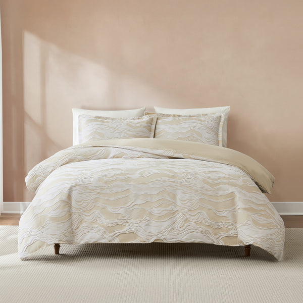 Lush Decor Cascade Wave Duvet Cover Set