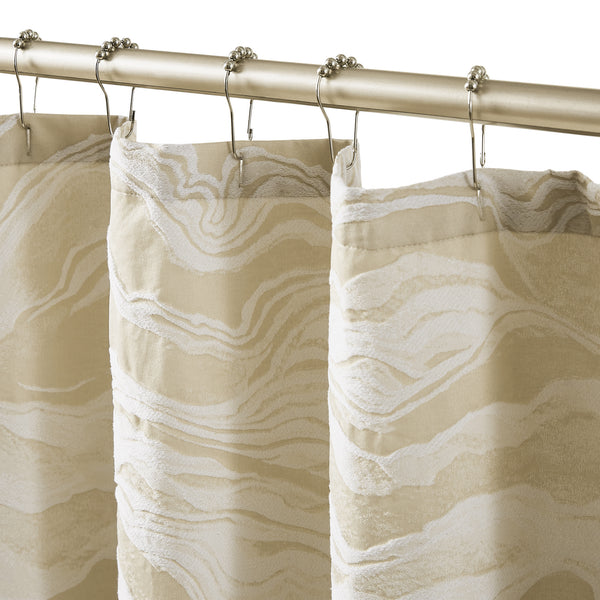Lush Decor Cascade Wave Shower Curtain