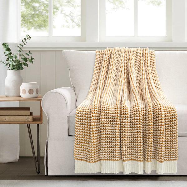 Lush Decor Chic And Soft Knitted Throw