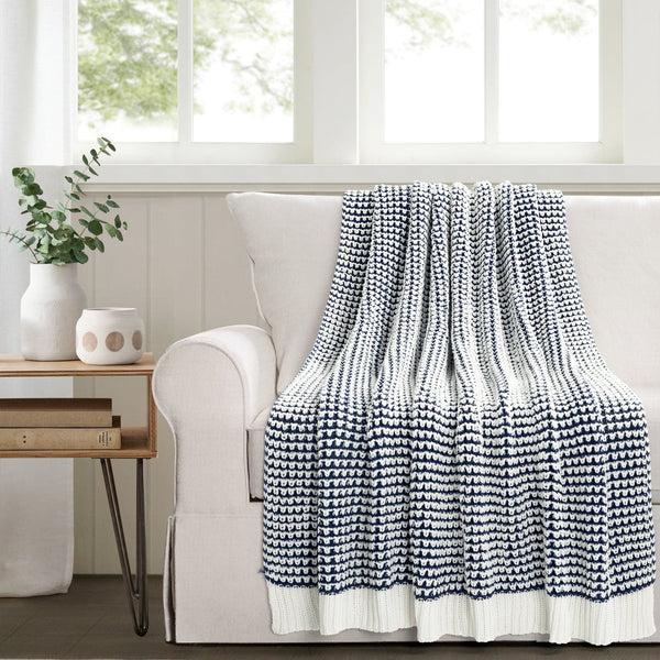 Lush Decor Chic And Soft Knitted Throw