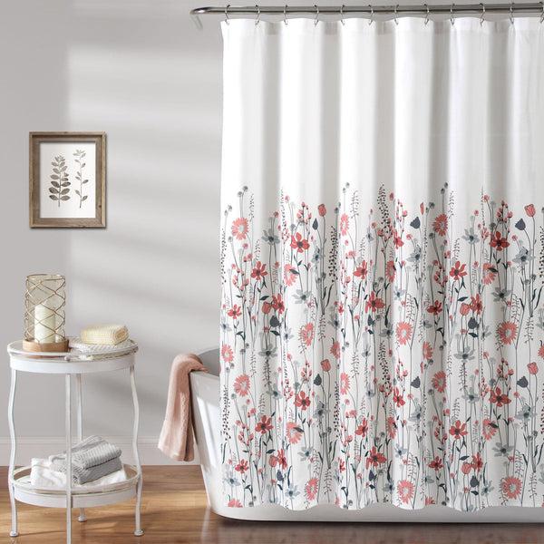 Lush Decor Clarissa Floral Shower Curtain