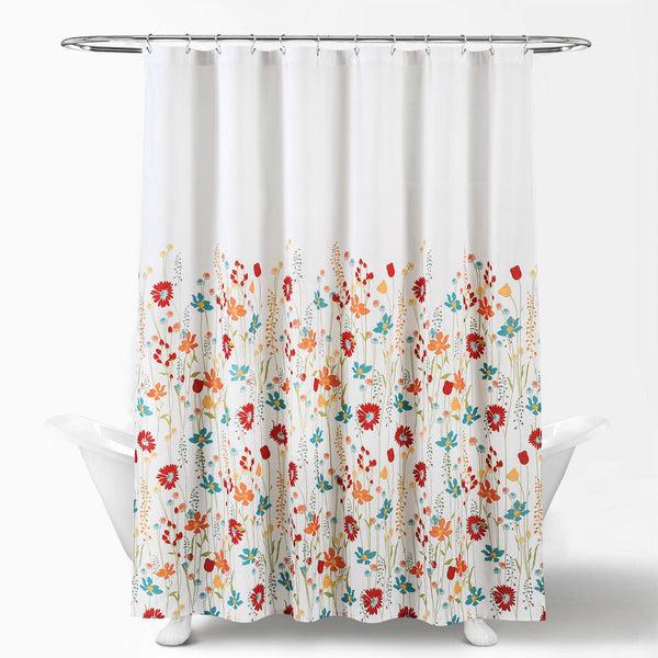 Lush Decor Clarissa Floral Shower Curtain