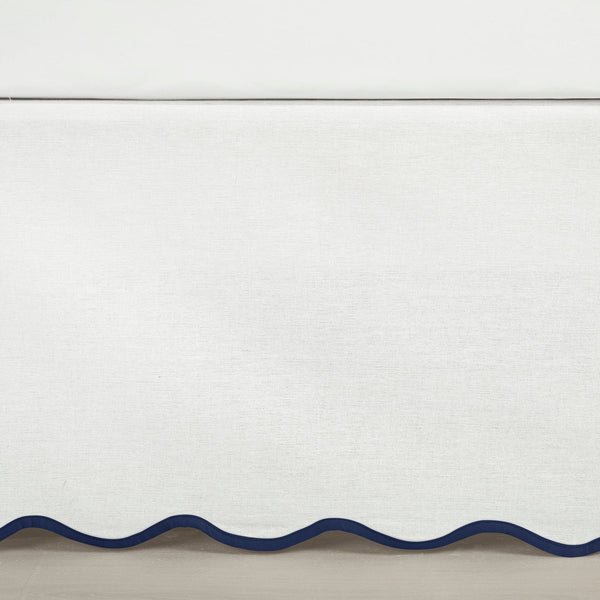 Lush Decor Coastal Chic Scalloped Edge Bed Skirt