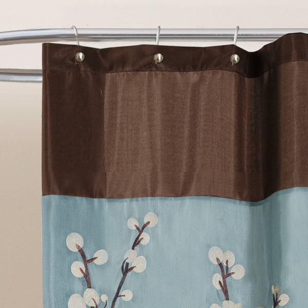 Lush Decor Cocoa Shower Curtain