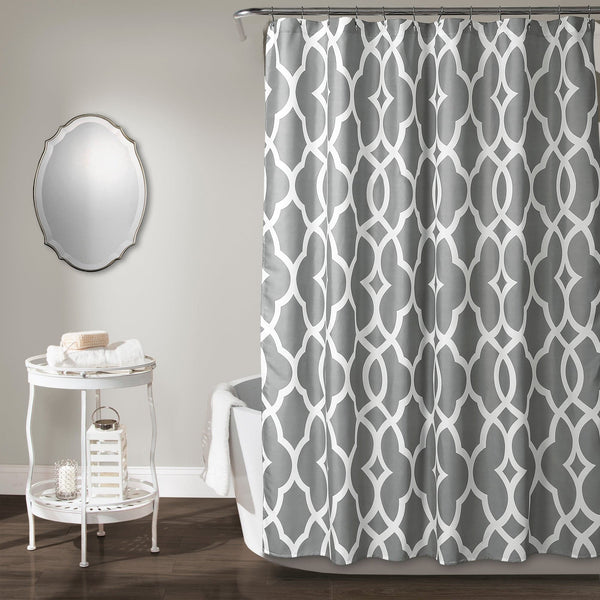 Lush Decor Connor Geo Shower Curtain