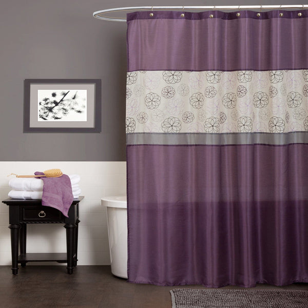 Lush Decor Covina Shower Curtain