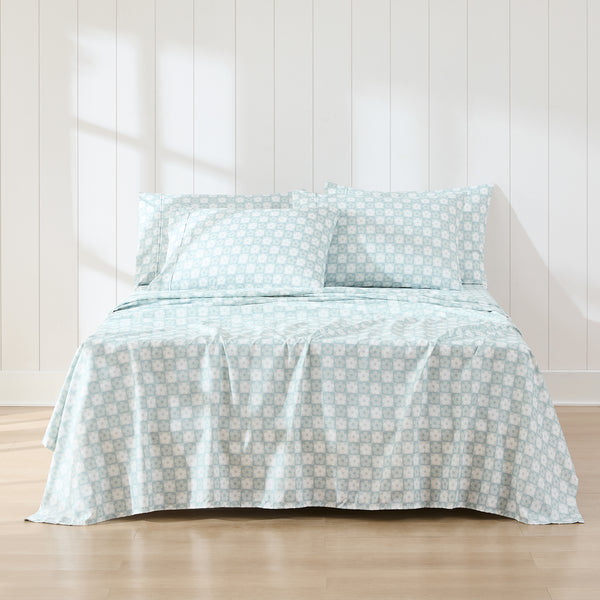 Lush Decor Daisy Checkered Sheet Set