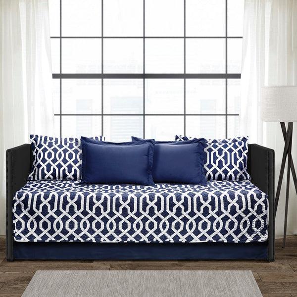 Lush Decor Edward Trellis 6 Piece Daybed Cover Set