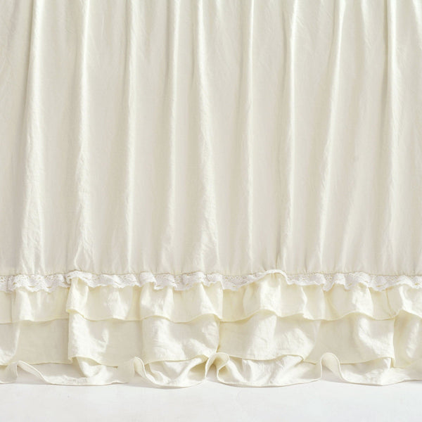 Lush Decor Ella Ruffle Lace 3 Piece Bedspread Set