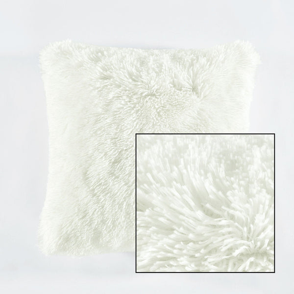 Lush Decor Emma Faux Fur Decorative Pillow Cover