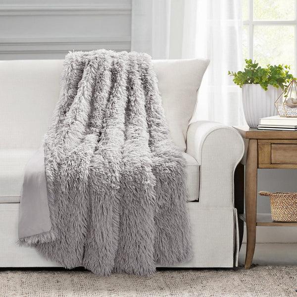 Lush Decor Emma Faux Fur Throw