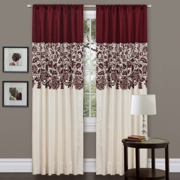Lush Decor Estate Garden Window Curtain