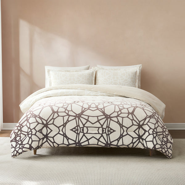 Lush Decor Ethereal Tangle Velvet Comforter Set