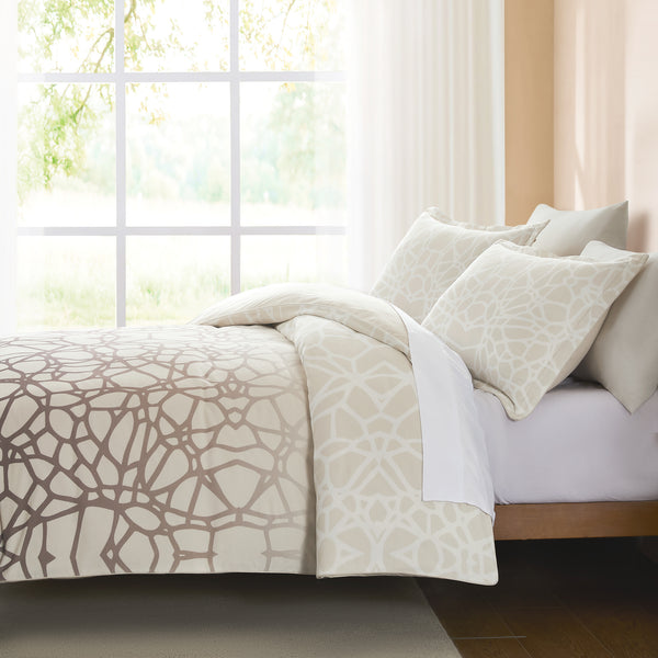Lush Decor Ethereal Tangle Velvet Duvet Cover Set