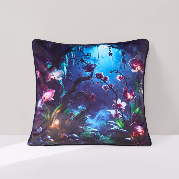 Lush Decor Fantasy Orchids Decorative Pillow