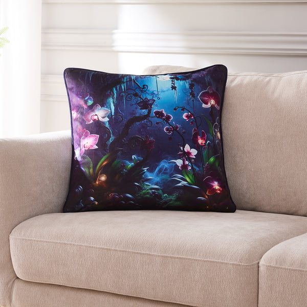 Lush Decor Fantasy Orchids Decorative Pillow