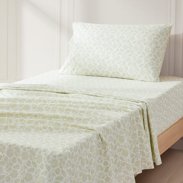 Lush Decor Floral Jacobean Cotton Sheet Set