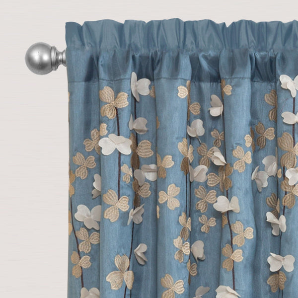 Lush Decor Flower Drops Window Curtain