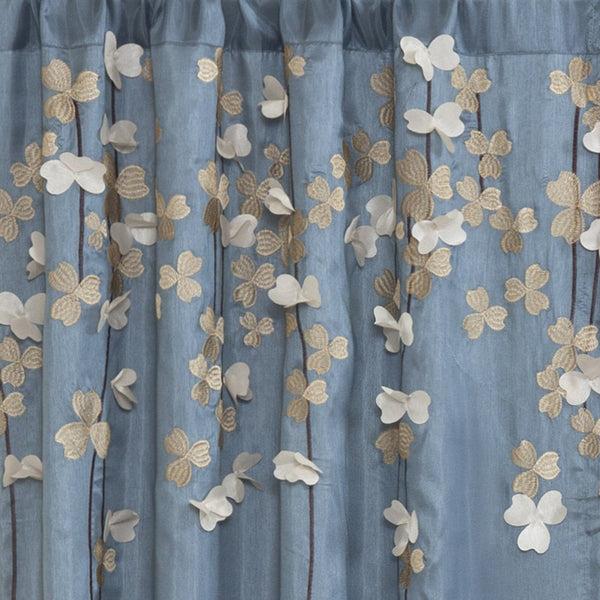 Lush Decor Flower Drops Window Curtain