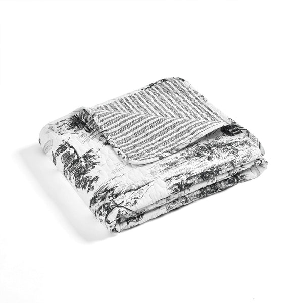 Lush Decor French Country Toile Throw