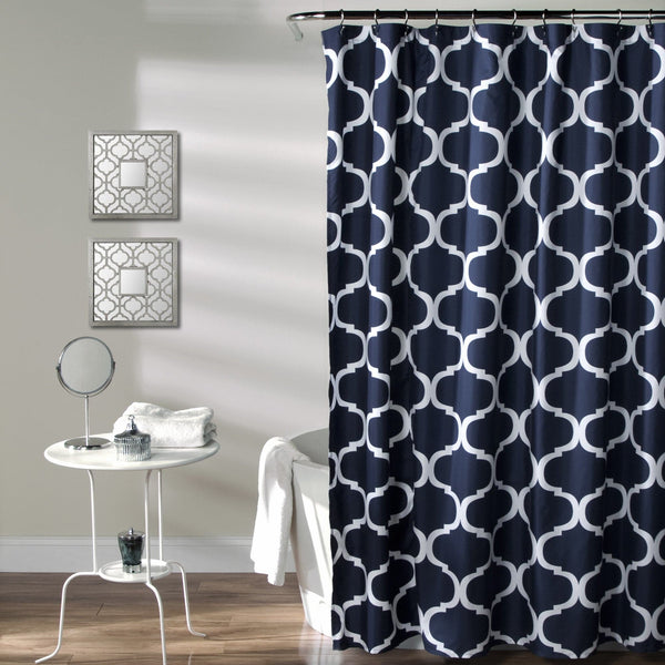 Lush Decor Geo Shower Curtain