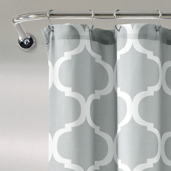 Lush Decor Geo Shower Curtain