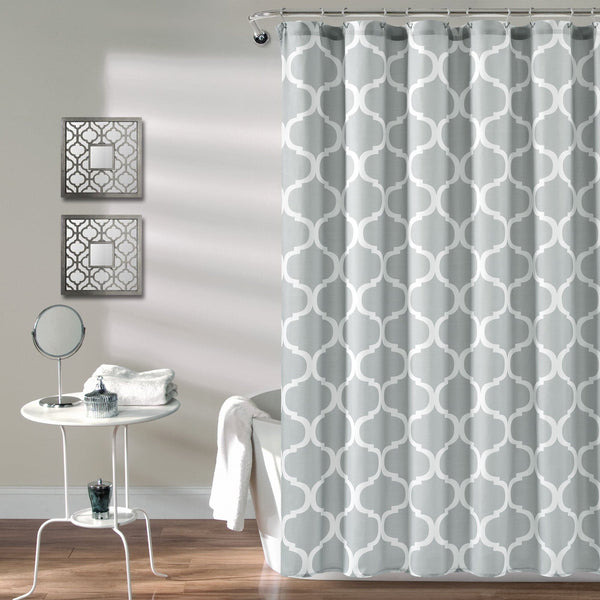 Lush Decor Geo Shower Curtain