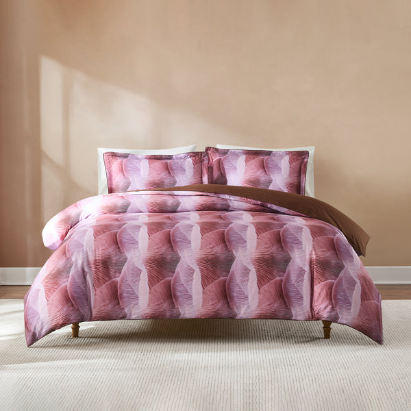 Lush Decor Gilded Spore Cotton Duvet Cover Set