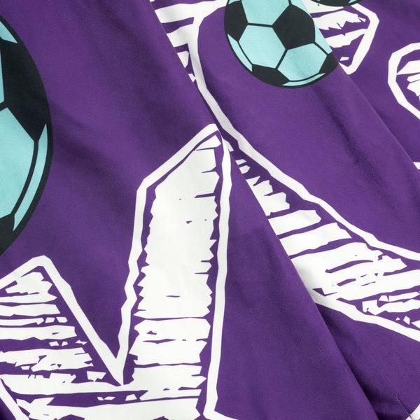 Lush Decor Girls Soccer Kick Sherpa Throw