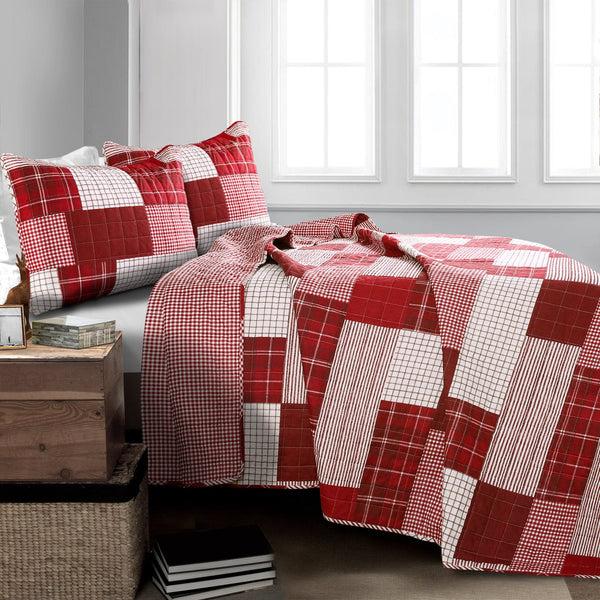 Lush Decor Greenville 3 Piece Quilt Set