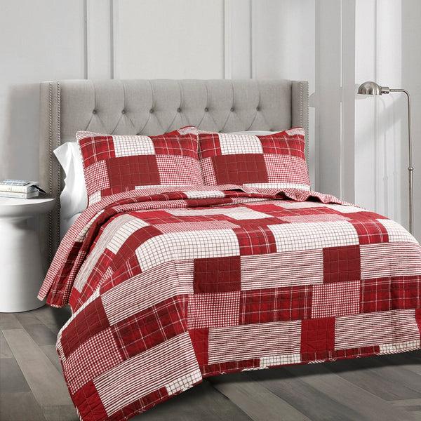 Lush Decor Greenville 3 Piece Quilt Set