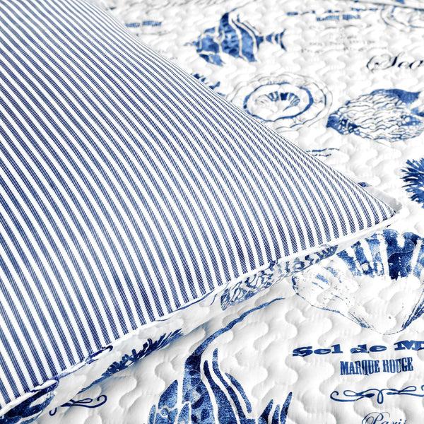 Lush Decor Harbor Life Reversible Quilt Set