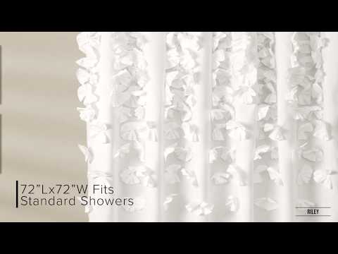 Lush Decor Harbor Life Shower Curtain