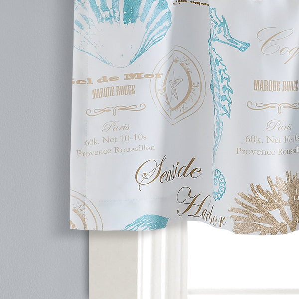 Lush Decor Harbor Life Valance