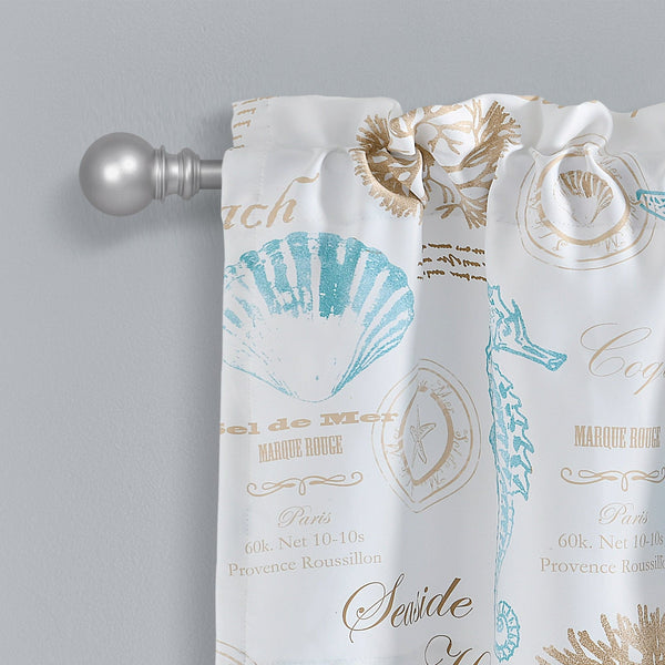 Lush Decor Harbor Life Valance