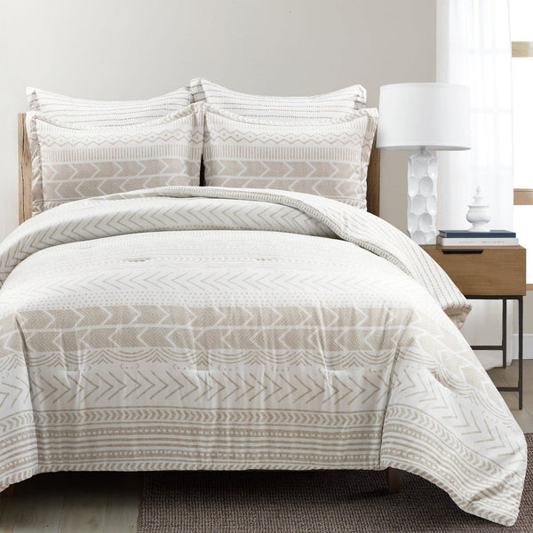 Lush Decor Hygge Geo Comforter 5 Piece Set