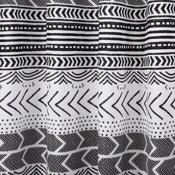 Lush Decor Hygge Geo Shower Curtain